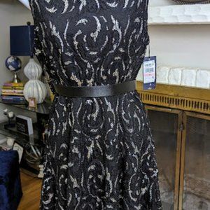 black/Silver dress size10